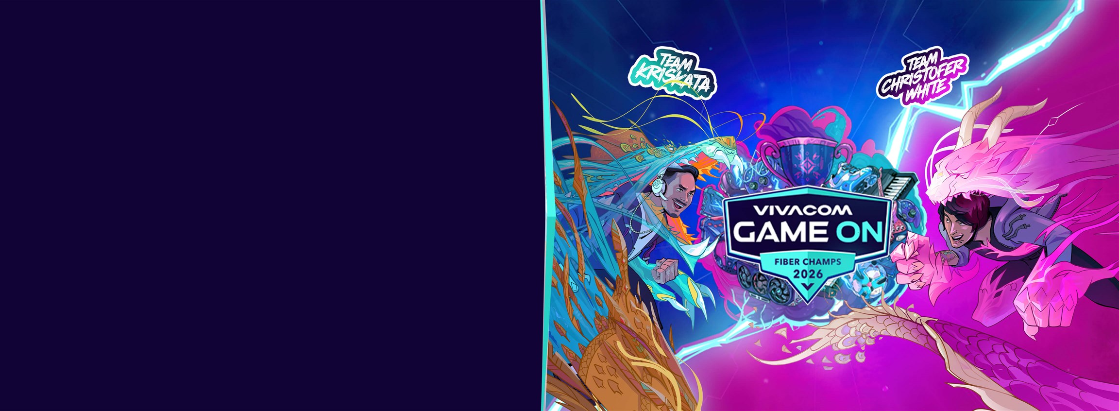 Ела на GIGA Gaming финал - 4608x1692px