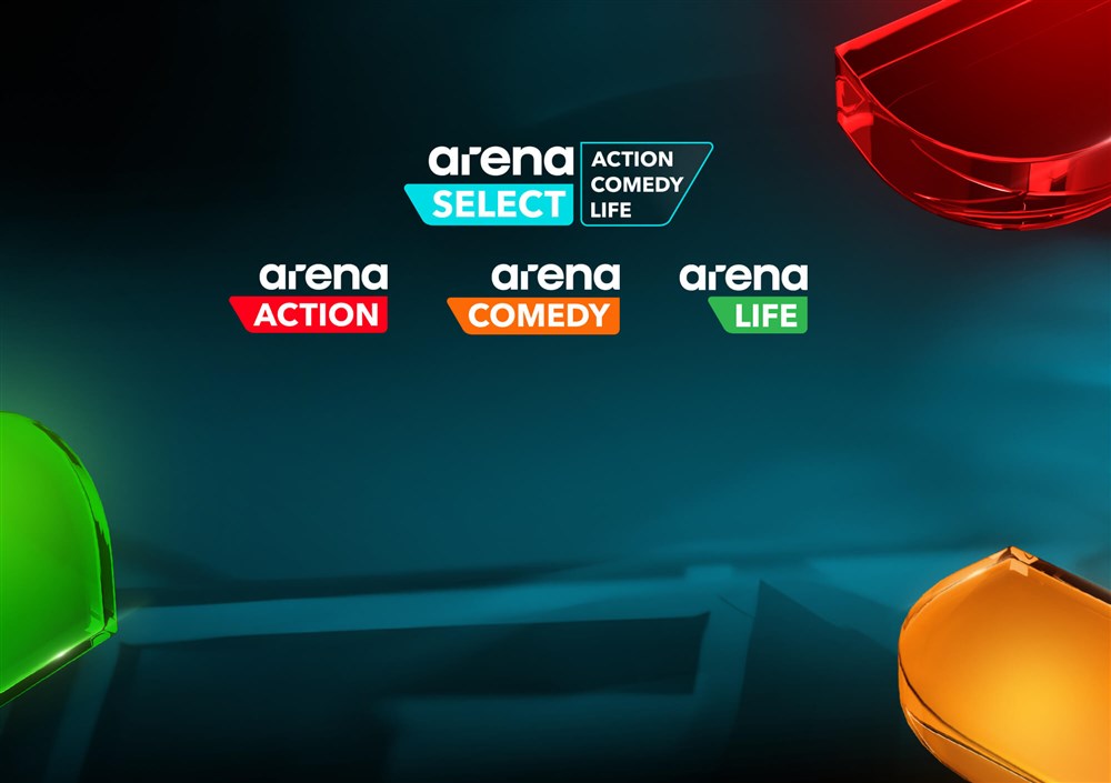 Vivacom пуска три изцяло нови канали - Arena Action, Arena Comedy и Arena Life - 2000х1410