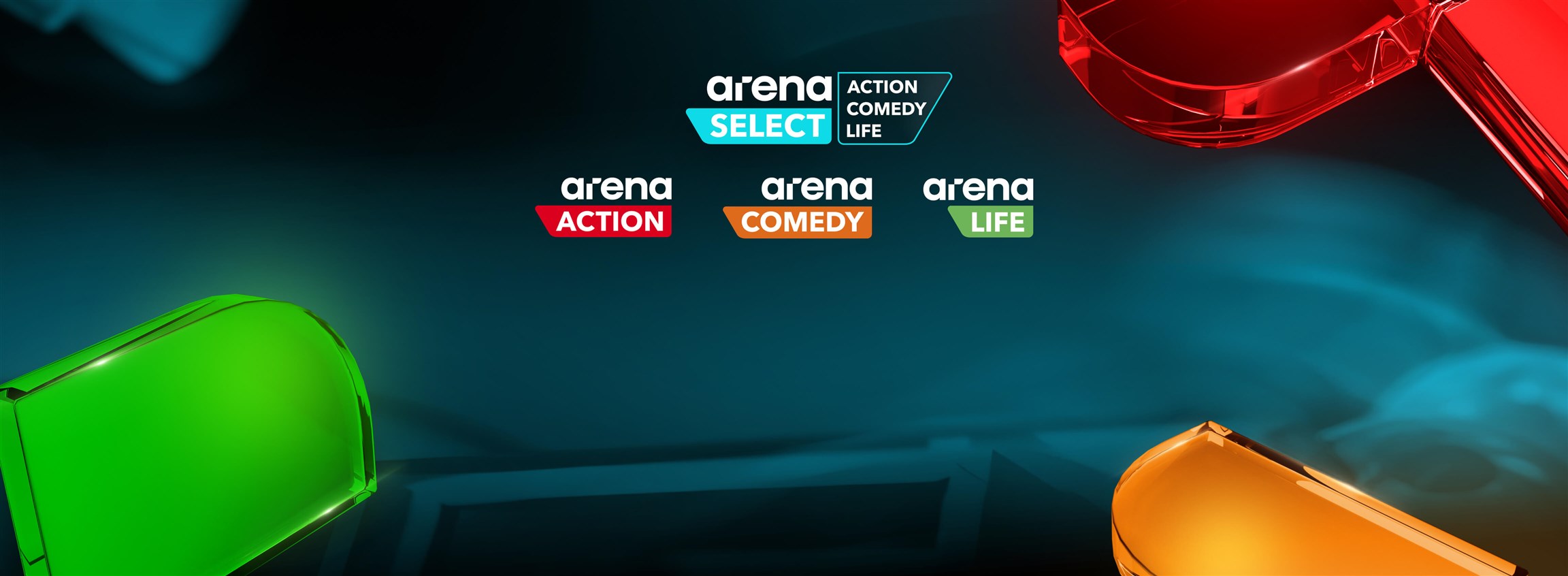 Vivacom пуска три изцяло нови канали - Arena Action, Arena Comedy и Arena Life - 4608х1692