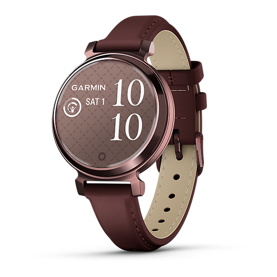 Garmin GARMIN LILY 2 CLASSIC DARK BRONZE WITH MULBERRY LEATHER BAND Side