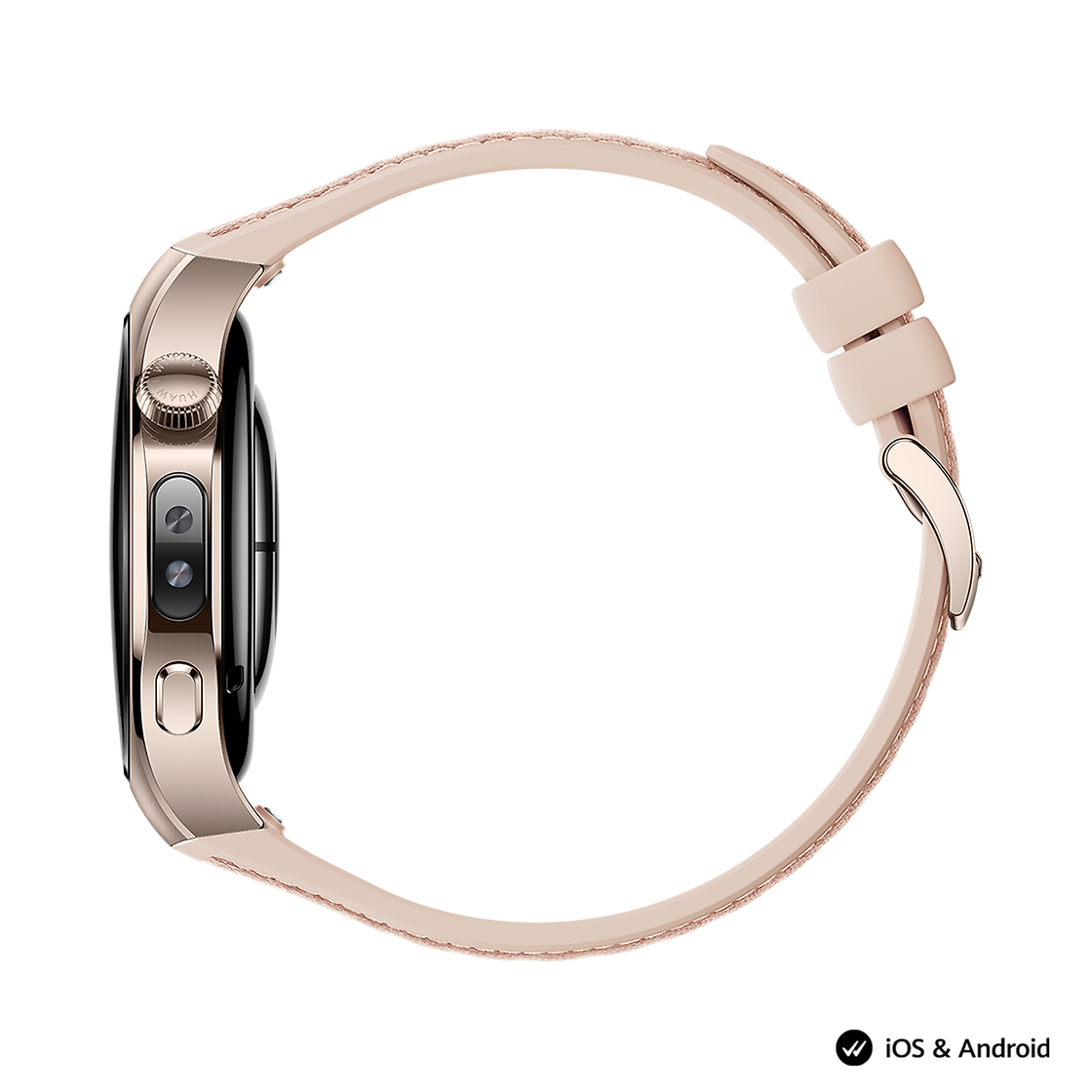 Huawei HUAWEI WATCH 5 42 + FreeBuds 6i SAND GOLD 904L STAINLESS STEEL CASE Back