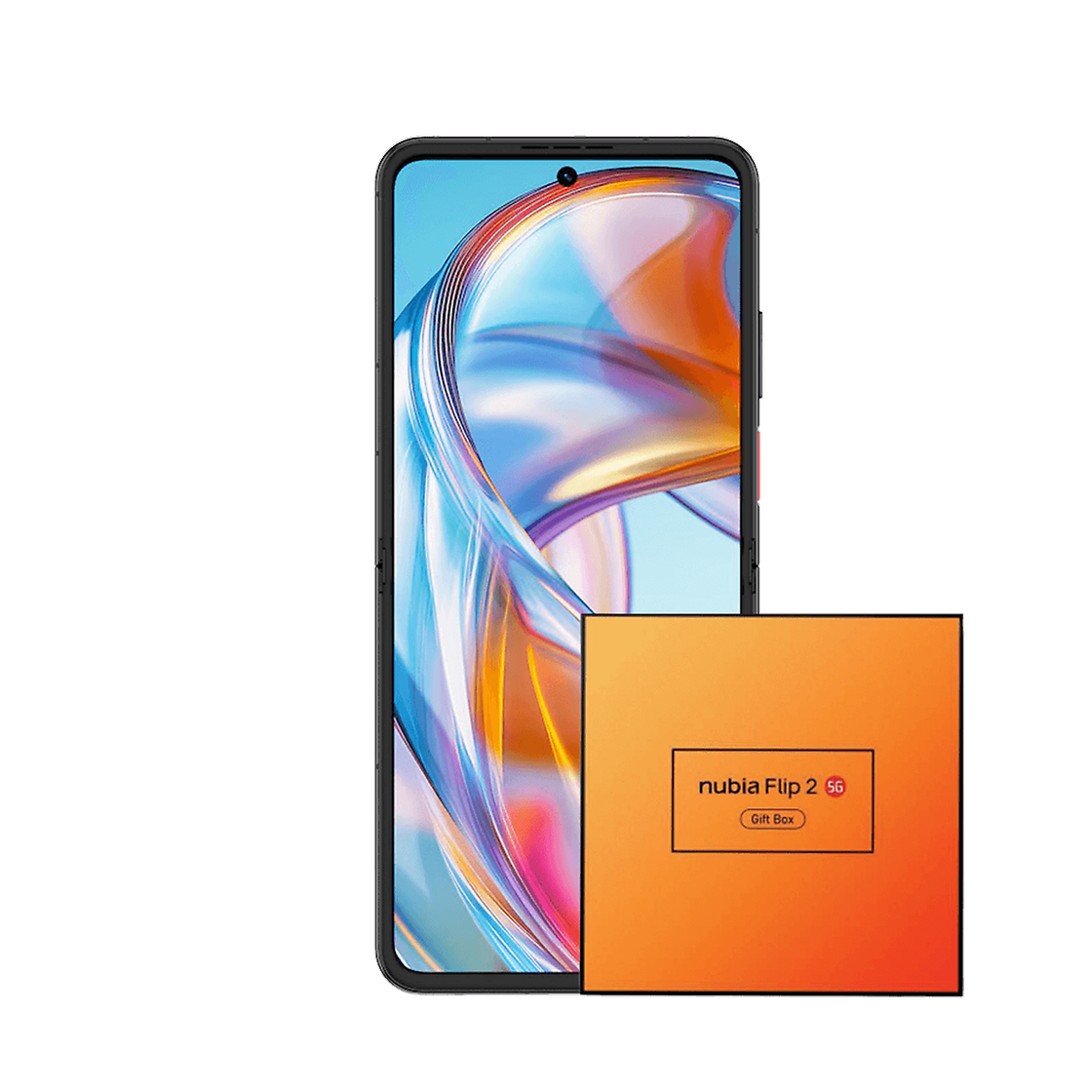 ZTE NUBIA FLIP 2 5G 8/256GB + GIFT BOX BLACK Front