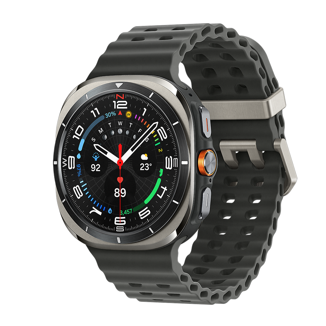 Samsung SAMSUNG GALAXY ULTRA 47MM NAVY TITANIUM SILVER Back