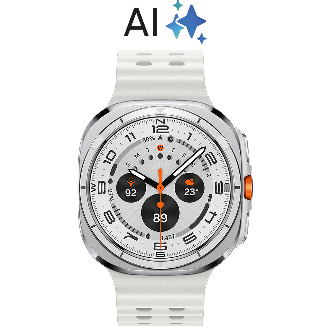 Samsung SAMSUNG GALAXY ULTRA 47MM NAVY TITANIUM WHITE Front