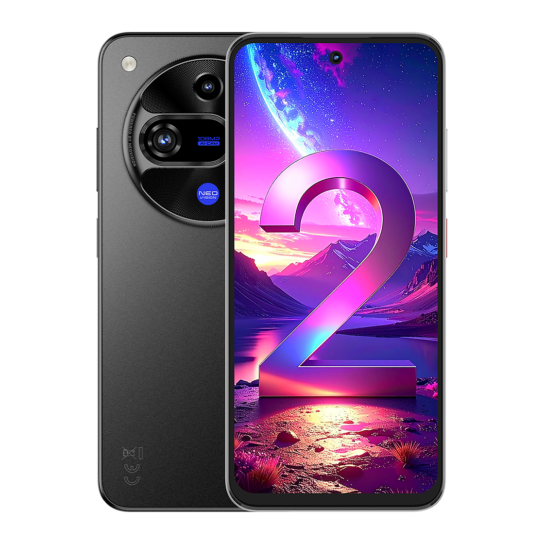 VIVACOM 5G PRO 2 SMARTPHONE Vivacom OBSIDIAN BLACK Front