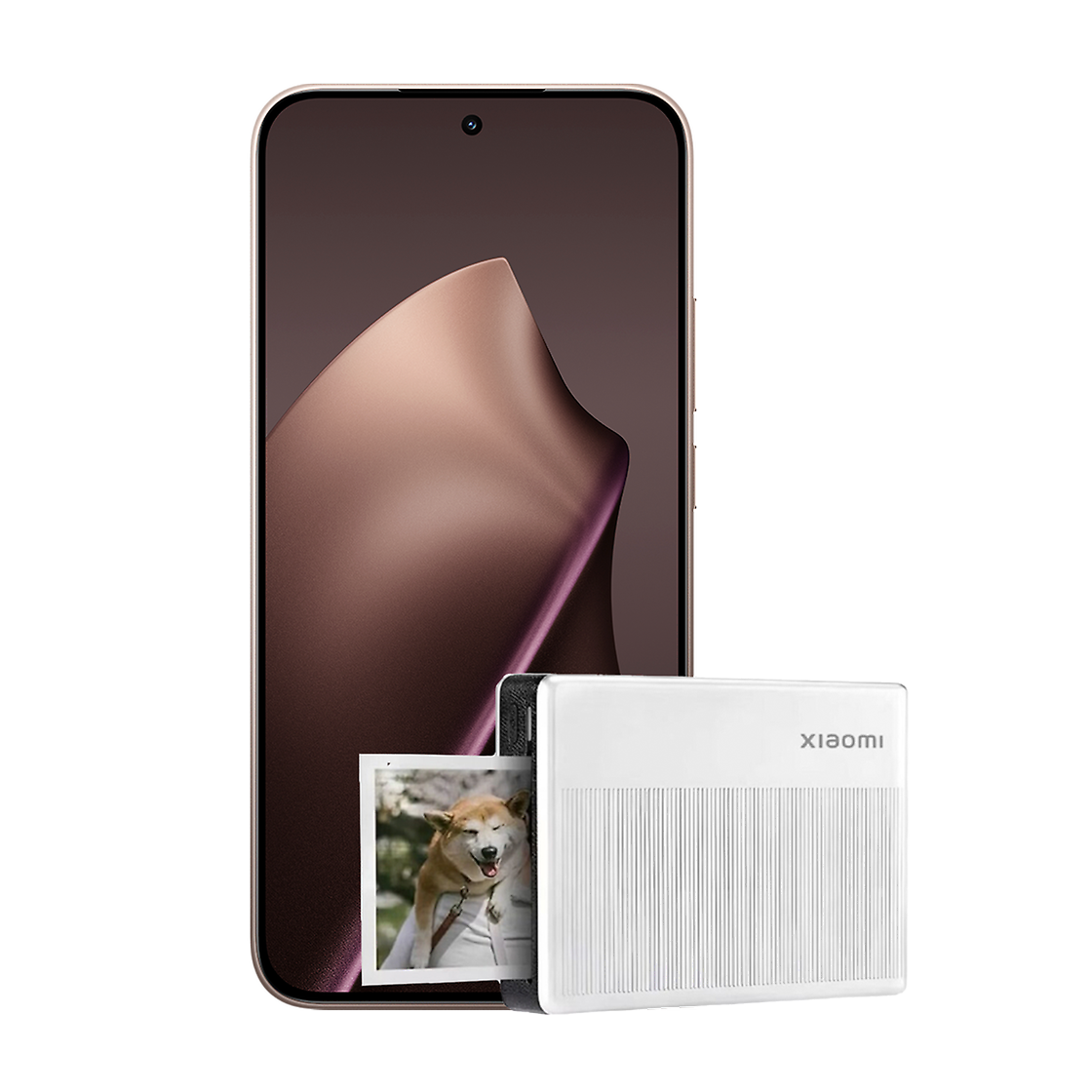 Xiaomi XIAOMI 15T PRO 5G + PHOTO PRINTER 1S MOCHA GOLD Front