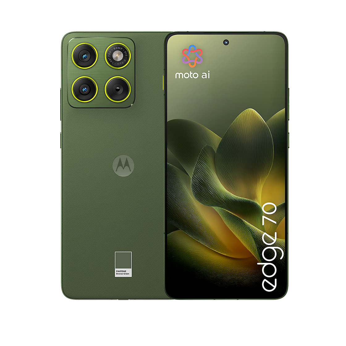 Motorola MOTOROLA EDGE 70 5G 12/512GB PANTONE BRONZE GREEN Front