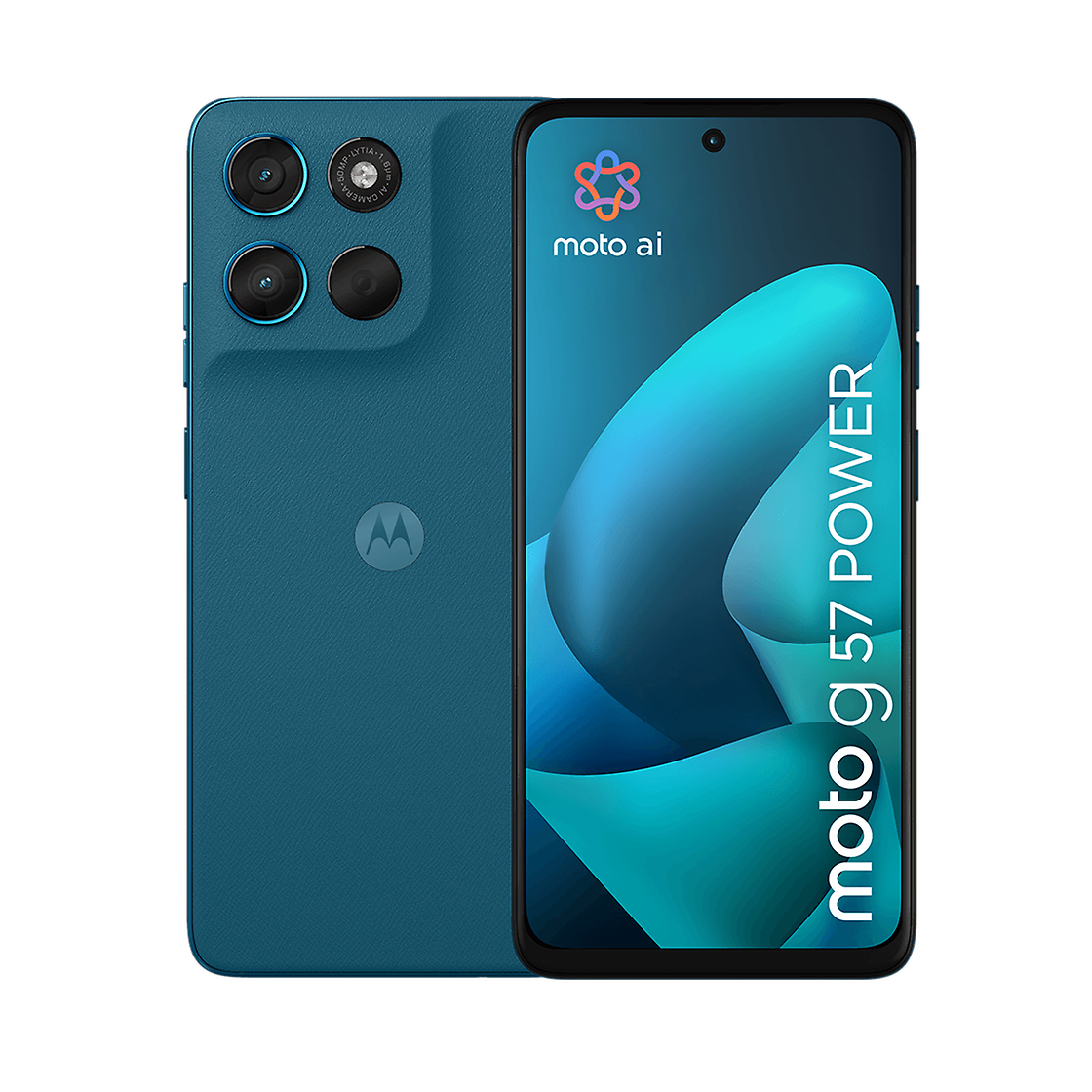 Motorola MOTOROLA G57 POWER 5G 256GB PANTONE CORSAIR (GREEN) Front