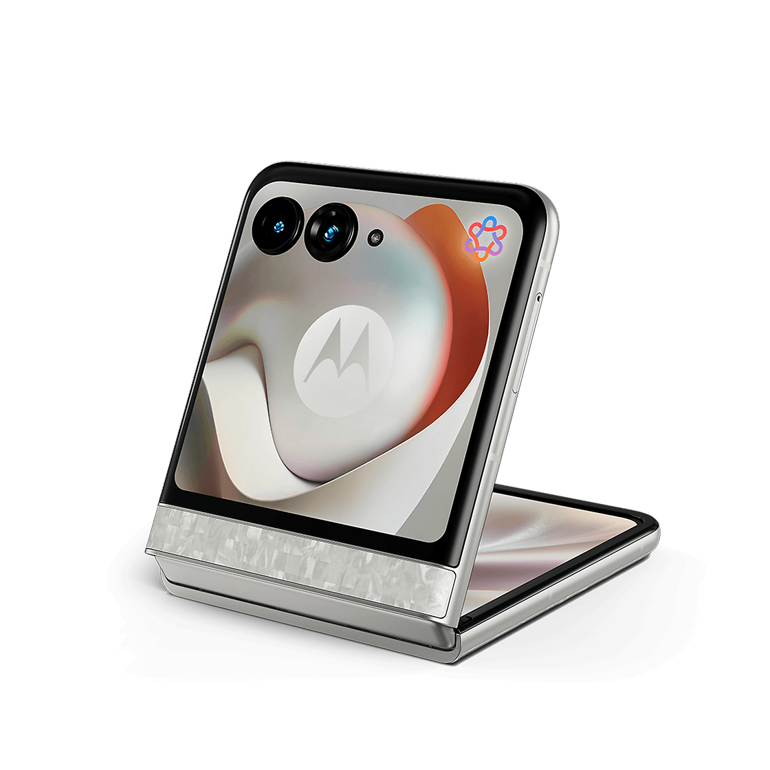Motorola MOTOROLA RAZR 70 5G 256GB PANTONE BRIGHT WHITE (WHITE) Side