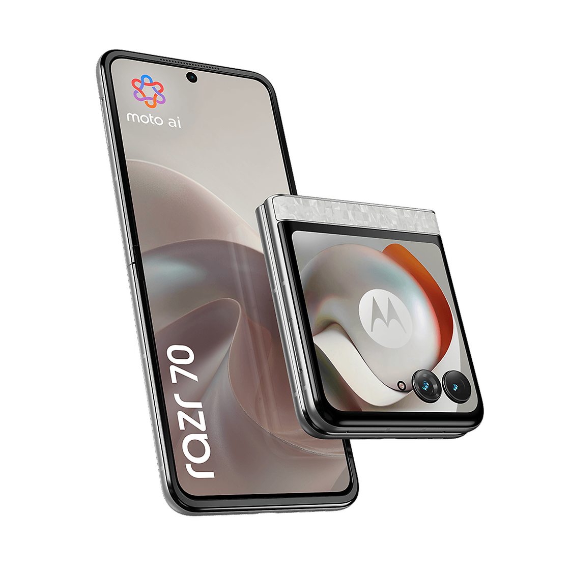 Motorola MOTOROLA RAZR 70 5G 256GB PANTONE BRIGHT WHITE (WHITE) Front