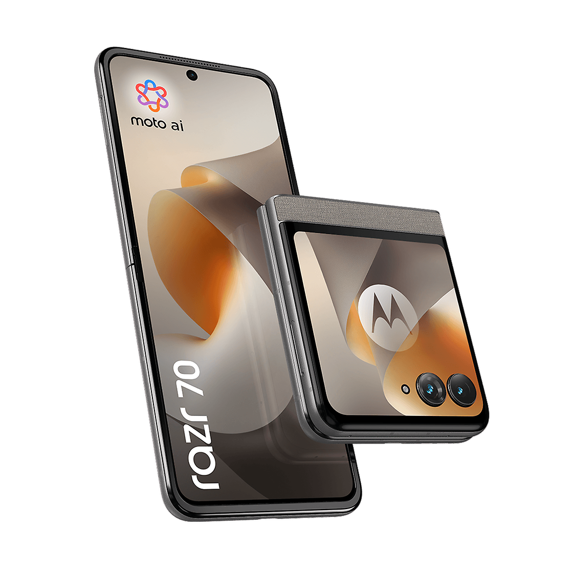 Motorola MOTOROLA RAZR 70 5G 256GB PANTONE HEMATITE (STONE GREY) Front