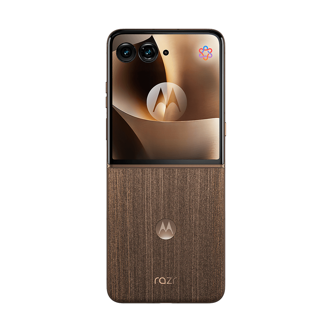 Motorola MOTOROLA RAZR 70 ULTRA 5G 512GB PANTONE COCOA (WOOD) Back