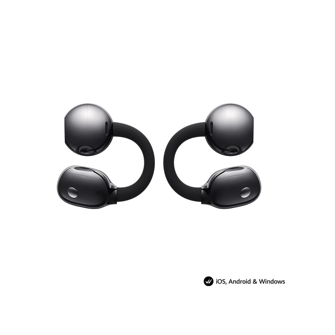 Huawei HUAWEI FREECLIP2 + Butterfly Clip Charm BLACK Back
