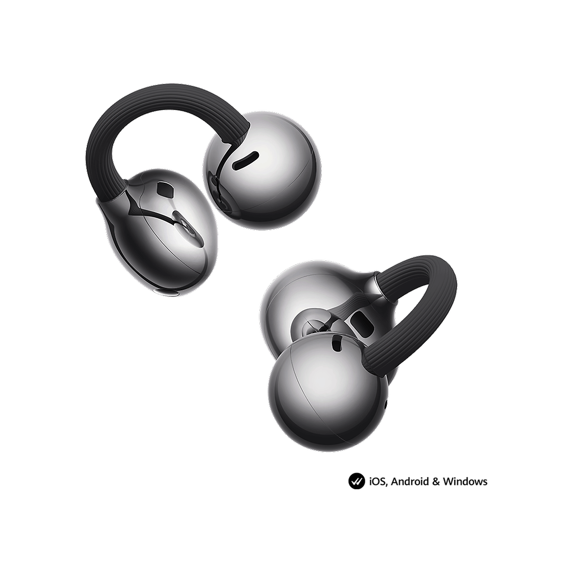 Huawei HUAWEI FREECLIP2 + Butterfly Clip Charm BLACK Side