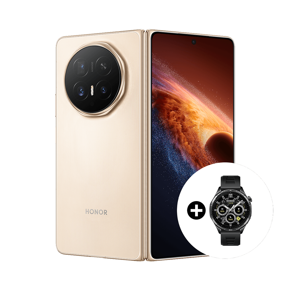 Honor HONOR MAGIC V6 5G 512GB в комплект с WATCH 6 GOLD Front