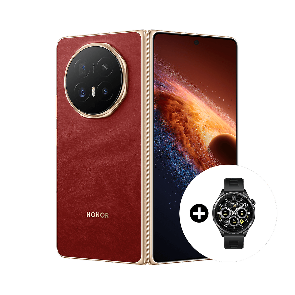 Honor HONOR MAGIC V6 5G 512GB в комплект с WATCH 6 RED Front