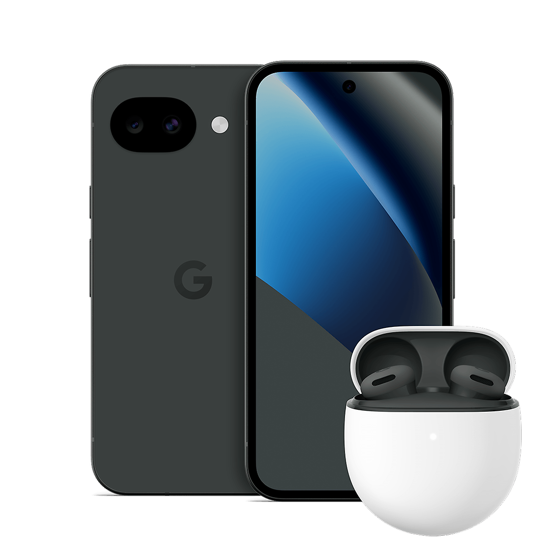 Google GOOGLE PIXEL 10A 5G 8/128GB + BUDS 2A OBSIDIAN Front