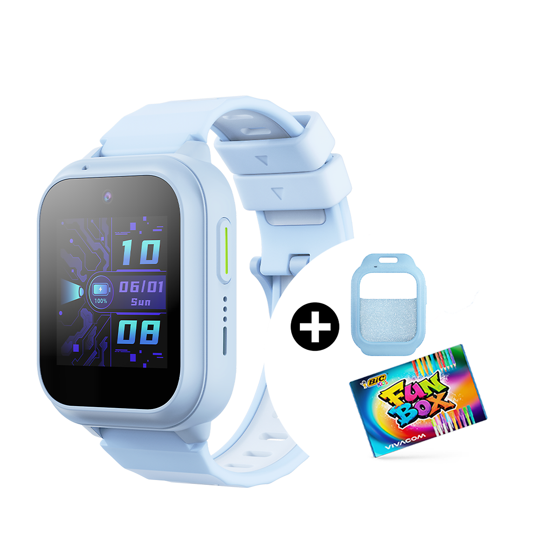 Vivacom KIDS WATCH VIVACOM 2 в комплект с калъф и B2S BOX BLUE Front