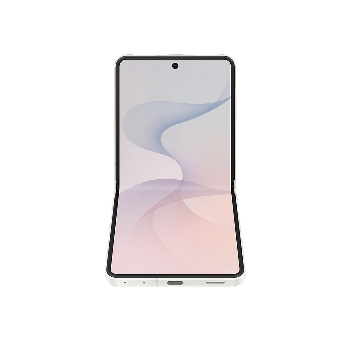 Samsung SAMSUNG GALAXY Z FLIP8 256GB CREAM Side