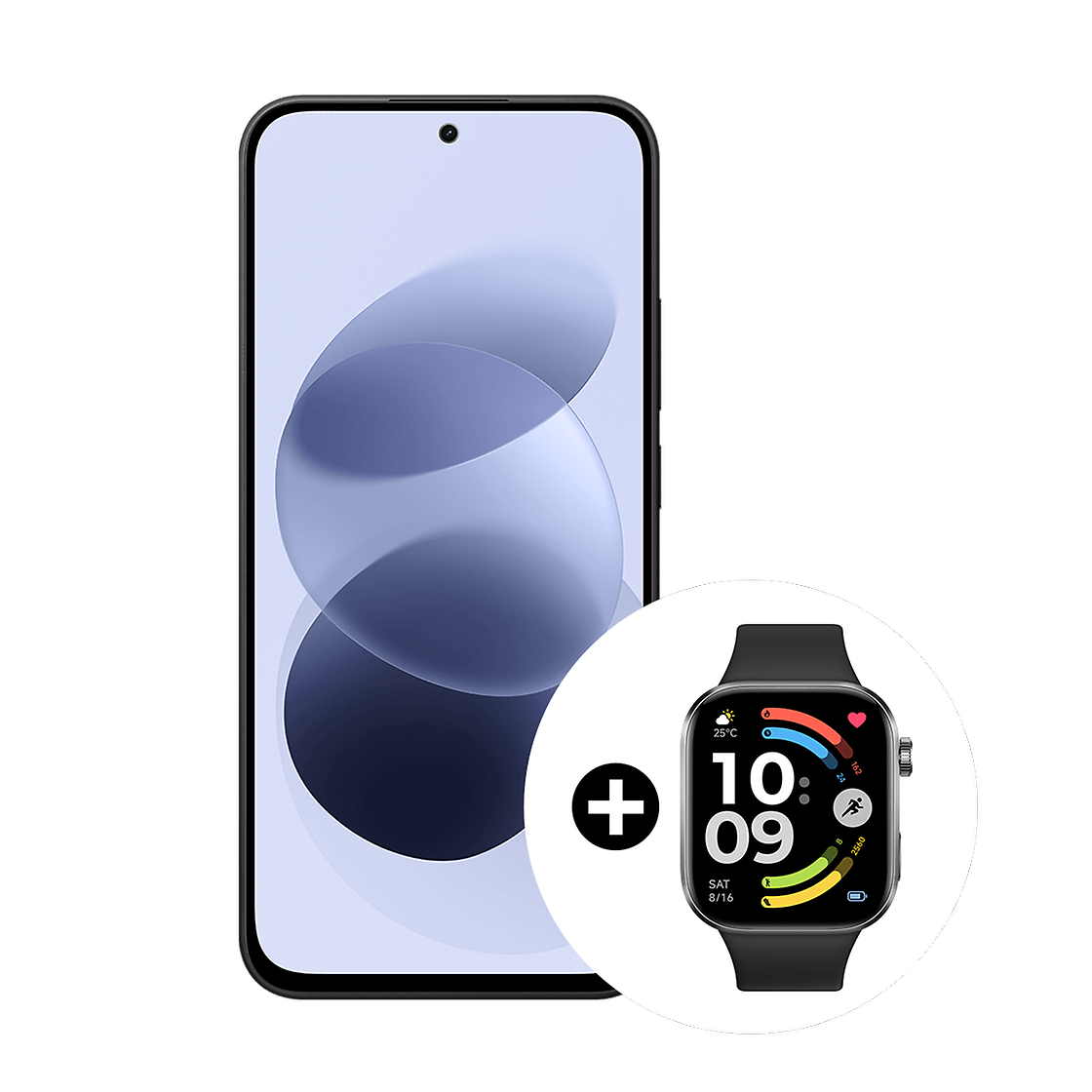 XIAOMI REDMI NOTE 17 4G 128GB в комплект с WATCH6 Xiaomi BLACK Front