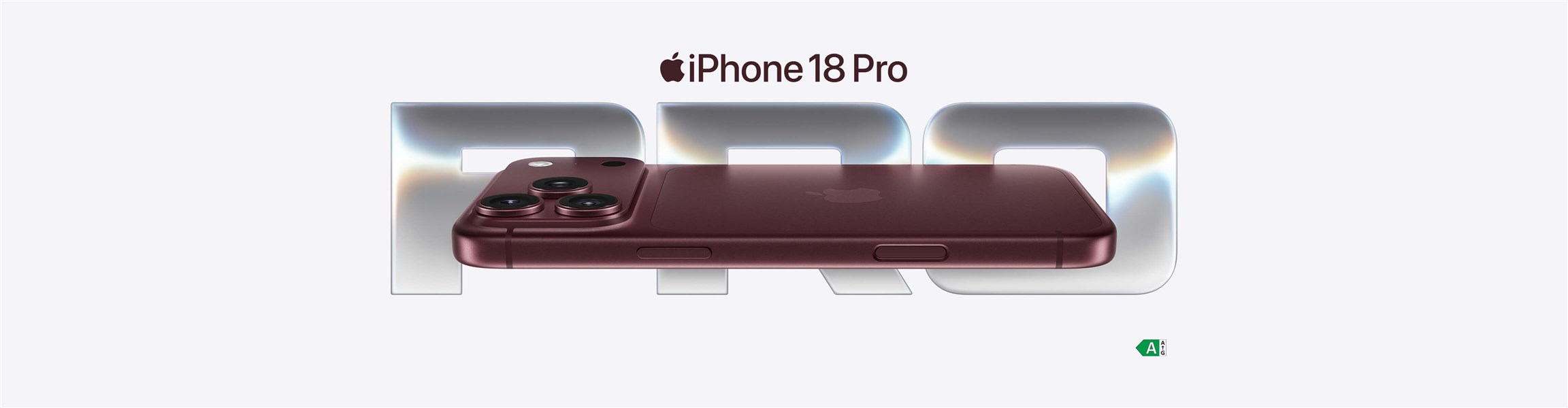 iPhone 18 Pro предварителна поръчка - 4608x1200px.