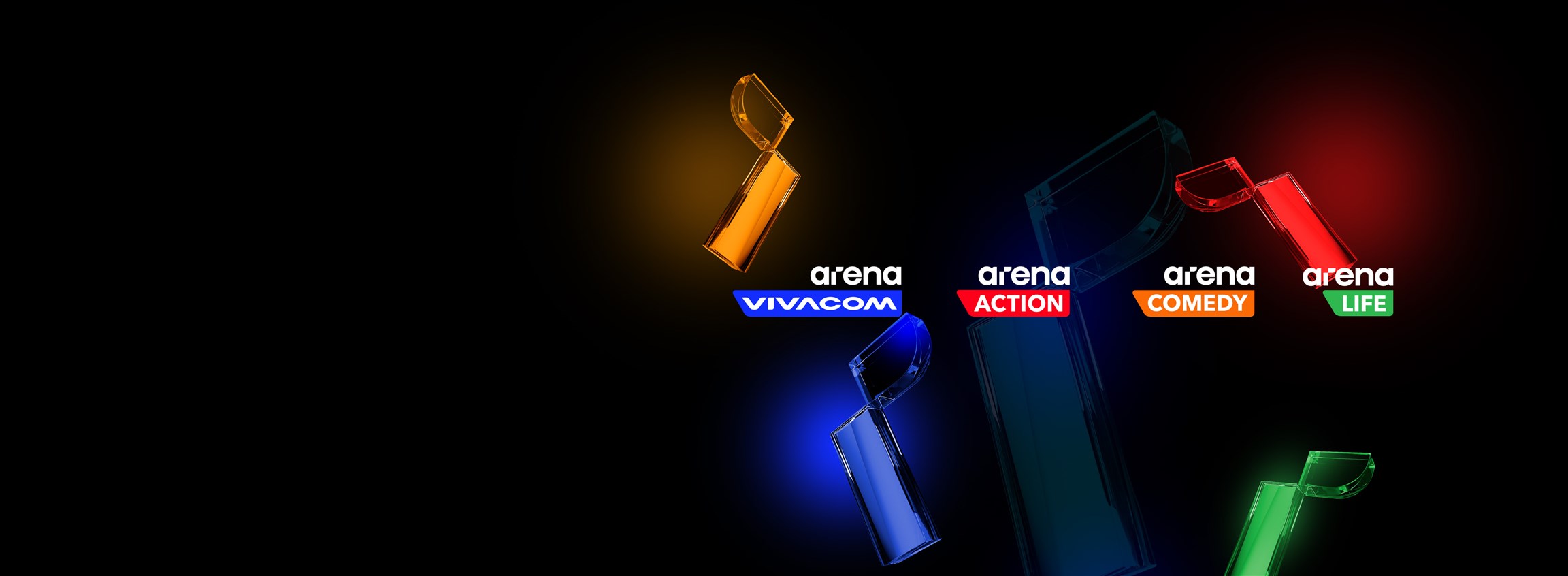 Vivacom пуска три изцяло нови канали - Arena Action, Arena Comedy и Arena Life - 4608х1692