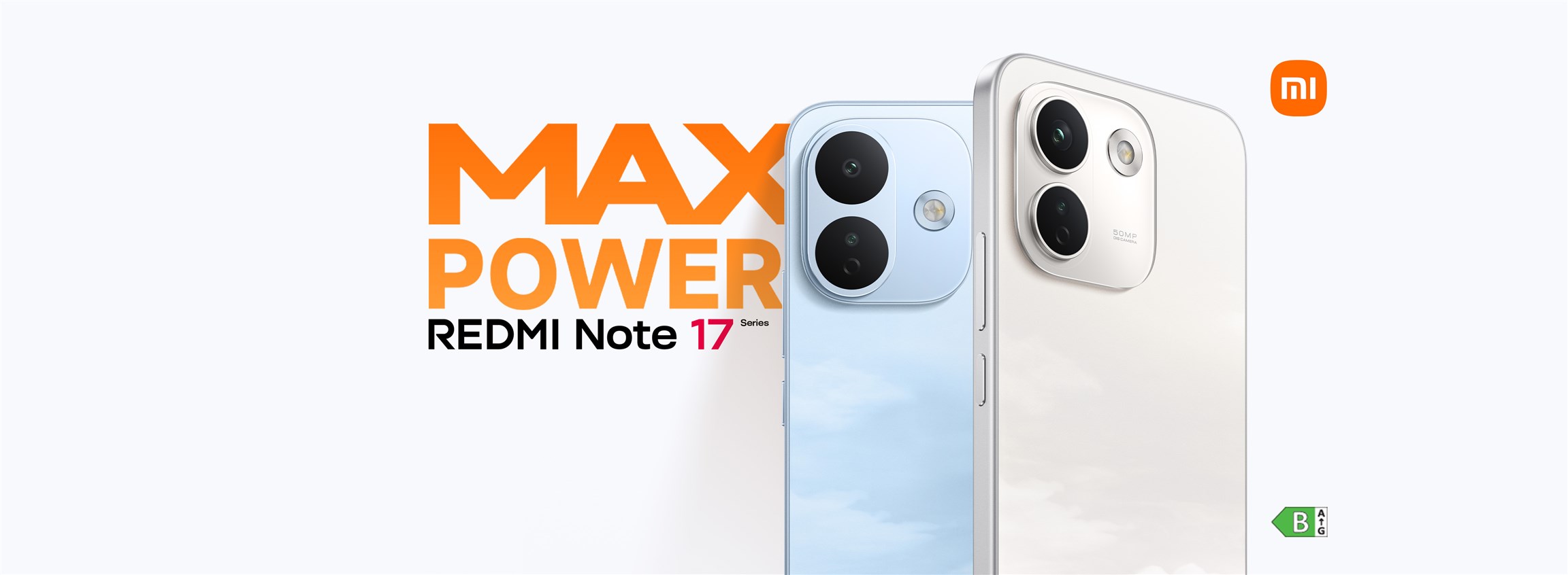 Поръчай смартфон от серия Redmi Note 17 от Vivacom. - 4608x1692
